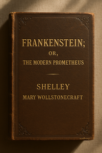 Frankenstein; Or, The Modern Prometheus cover